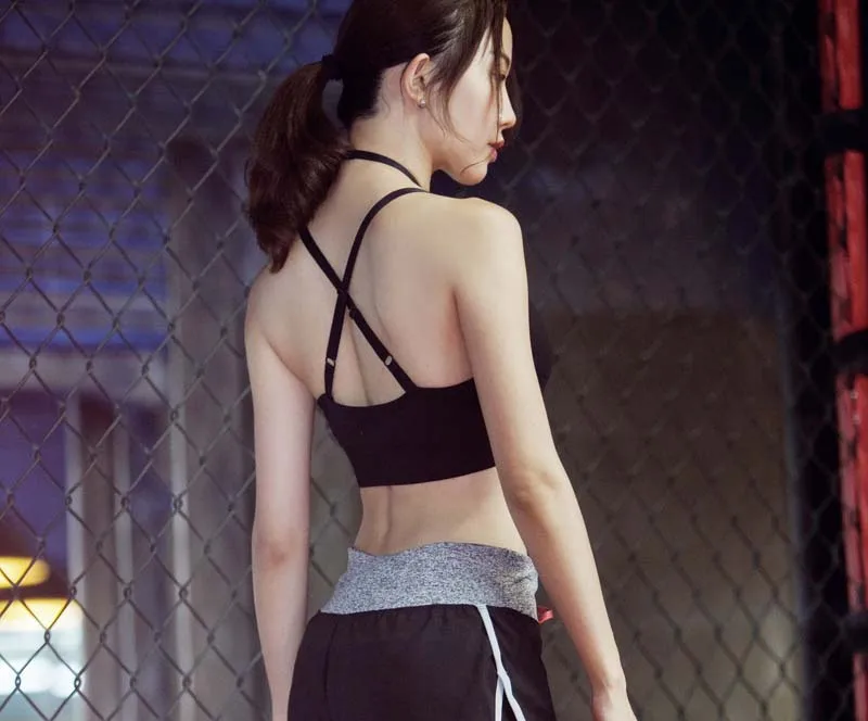 Сексуальные женские профессиональные спортивные бюстгальтеры ударопрочное