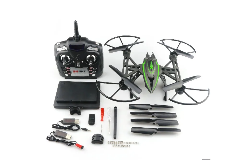 JXD 510G 2 4G 4CH 6-осевой гироскоп 5 8G FPV Радиоуправляемый квадрокоптер RTF Дрон с камерой