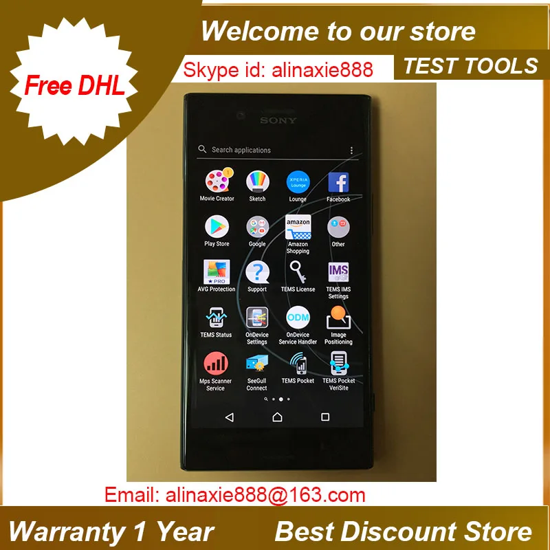 Xperia XZP-G8141 tems G8142 drive Тесты телефон Поддержка VoLTE/4CA/MIMO 4*4/256QAM/PESQ и POLQA замок группа/TEMS/карман