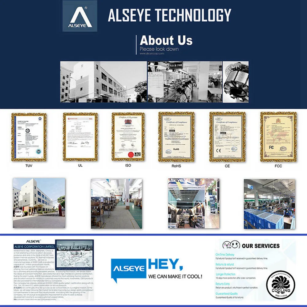 ALSEYE 1U сервер кулер процессора Чистая медь радиатор пассивное охлаждение для компьютера процессор