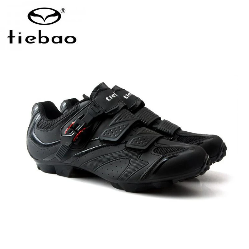 TIEBAO Черная Мужская обувь для езды на велосипеде горного велосипеда нескользящая