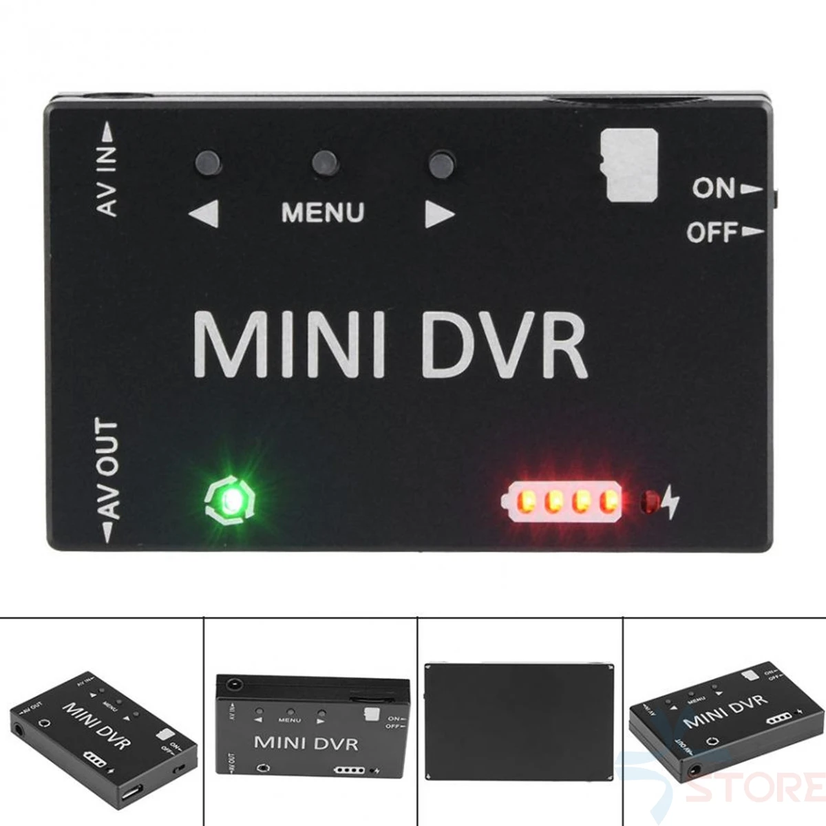 Мини FPV DVR Модуль NTSC/PAL переключаемый встроенный аккумулятор Видео Аудио