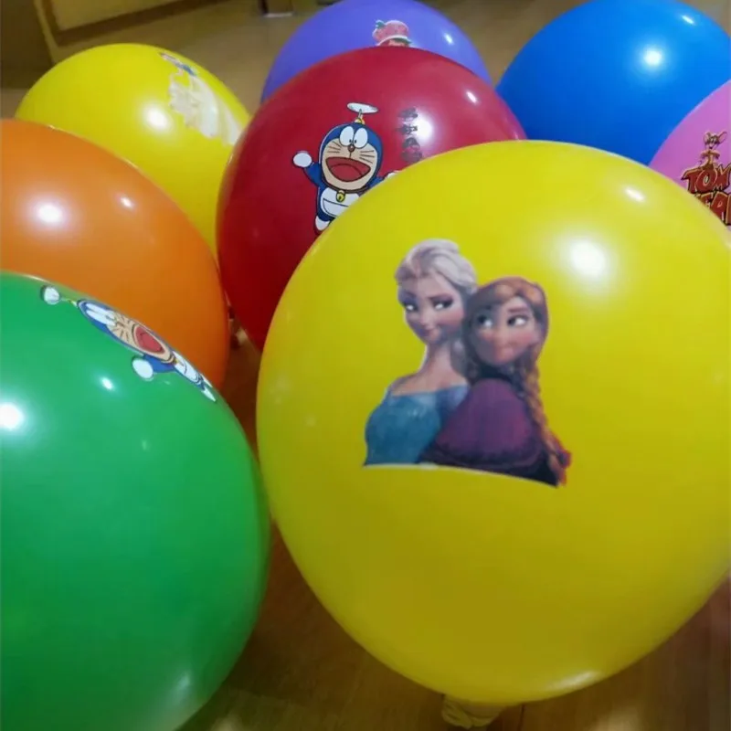 Воздушные шары с героями мультфильмов 30 шт./партия 12 дюймов 2 8 г круглые латексные