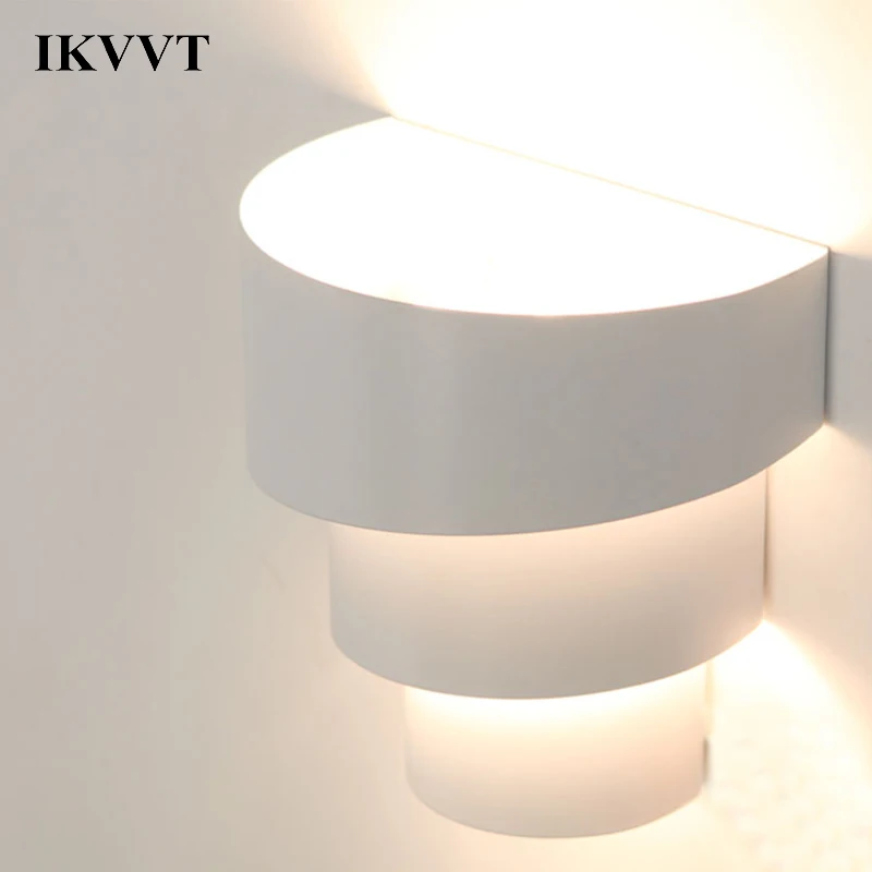 IKVVT Mordern светодиодная настенная лампа спиральное моделирование прикроватный