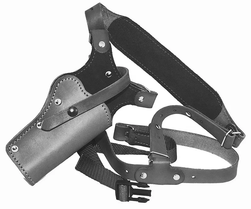 Западная изображения leatherworks, в т. ч. спортсмена кожи груди кобура для Телец револьверы 1911 - Цвет: Черный цвет