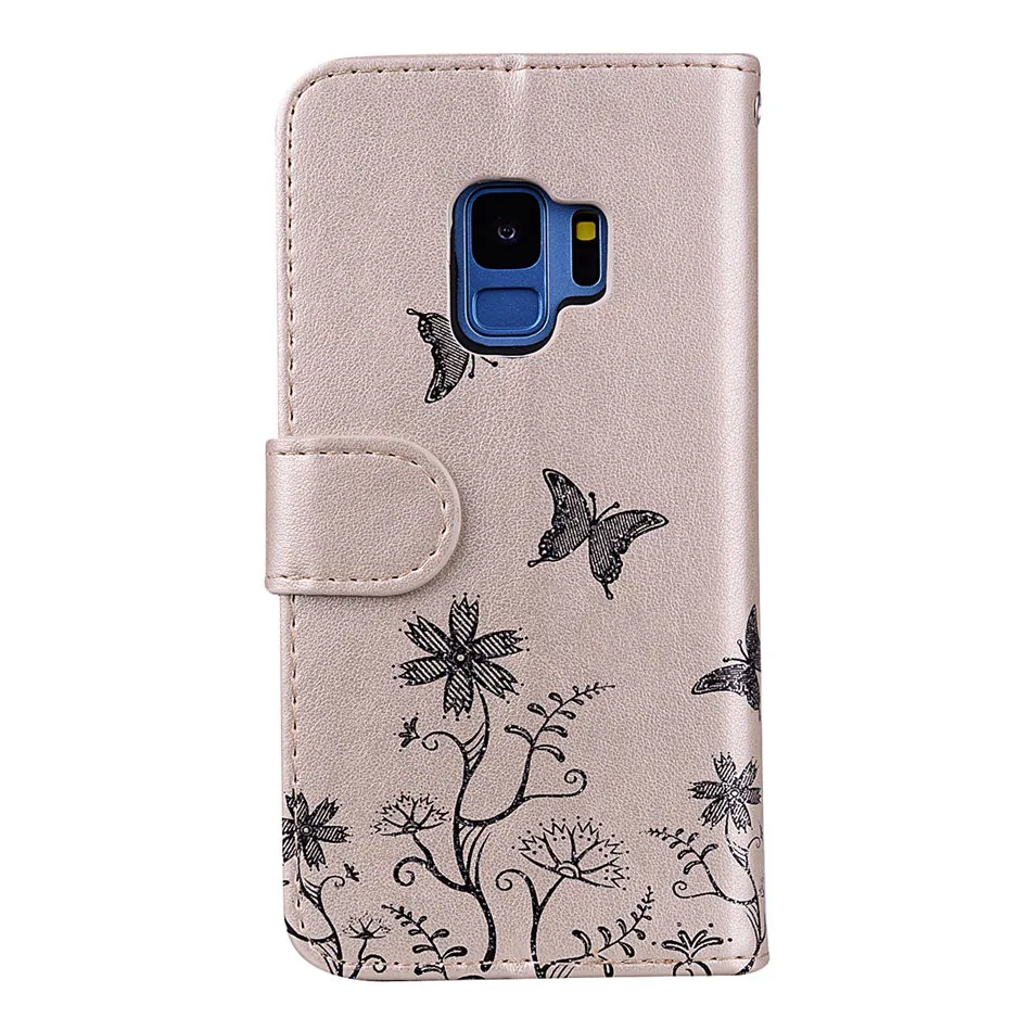 Бабочка чехол для samsung Galaxy A3 A5 J3 J5 J7 J2Pro A8 Note 8 S9 S8 плюс S7 S6 край S5 Чехол-бумажник с откидной крышкой из капа P99B
