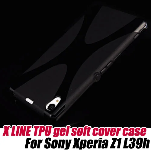 X Line Мягкий ТПУ гелиевый кейс для sony Xperia Z1 L39h бесплатная доставка |