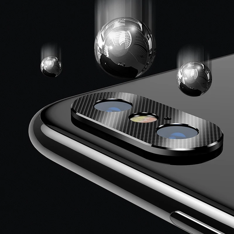 Металлическая защита объектива камеры для iPhone X XR Защита от царапин Xs 360 полная
