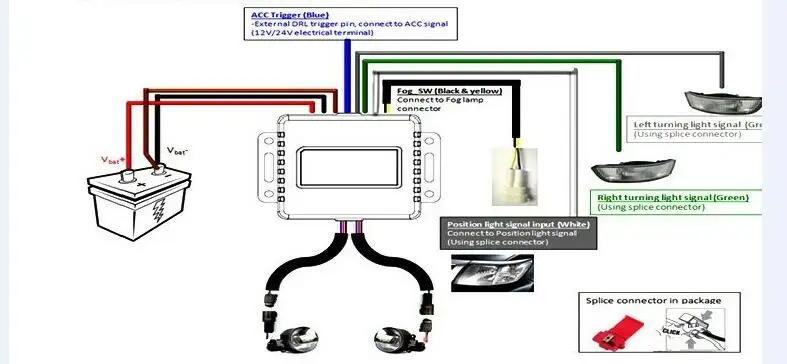 KOWELL автомобильный Стайлинг противотуманная фара для Citroen C2 C3-XR C4 C5 DS3 DS4 DS5 C-Triomphe C-Quatre светодиодный противотуманный светильник авто противотуманная фара DRL