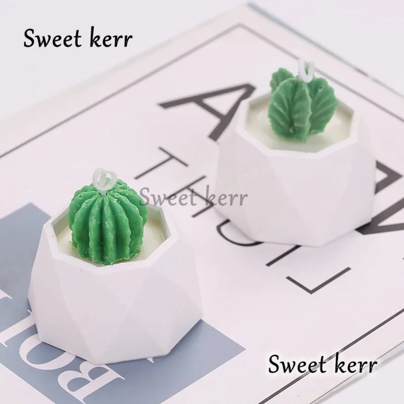 Алмазная поверхность горшок для суккулента силиконовая цементная форма