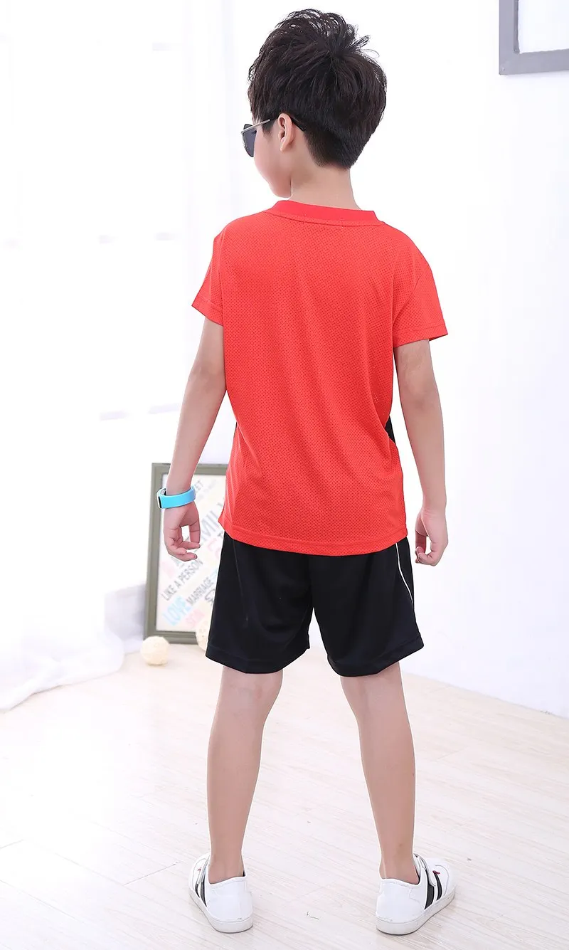 Новая детская теннисная Одежда для мальчиков спортивная одежда настольного