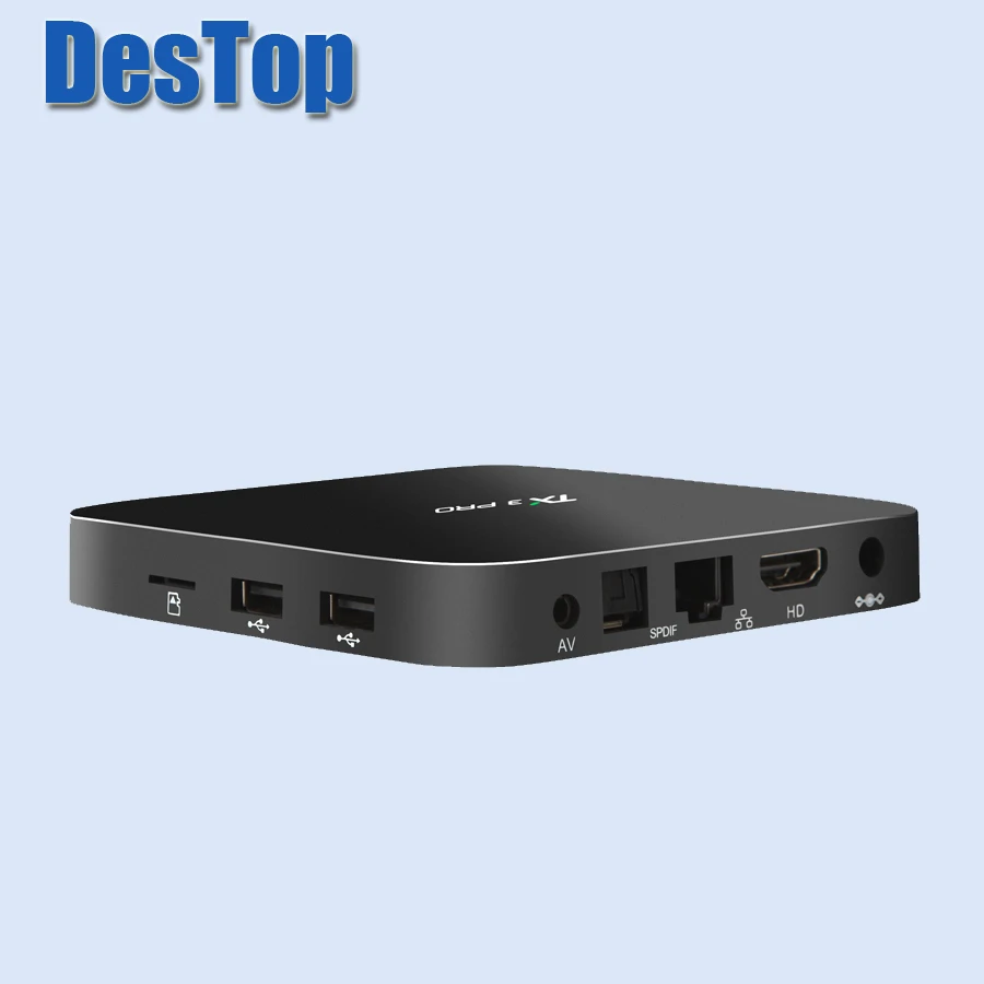 1 шт. TX3 Pro Android 6,0 ТВ Box Amlogic S905X 4 ядра UHD 4 к HD медиа DDR3 1 ГБ Встраиваемая мультимедийная карта памяти 8 Гб kdplayer DLNA Miracast компьютерной приставки к телевизору