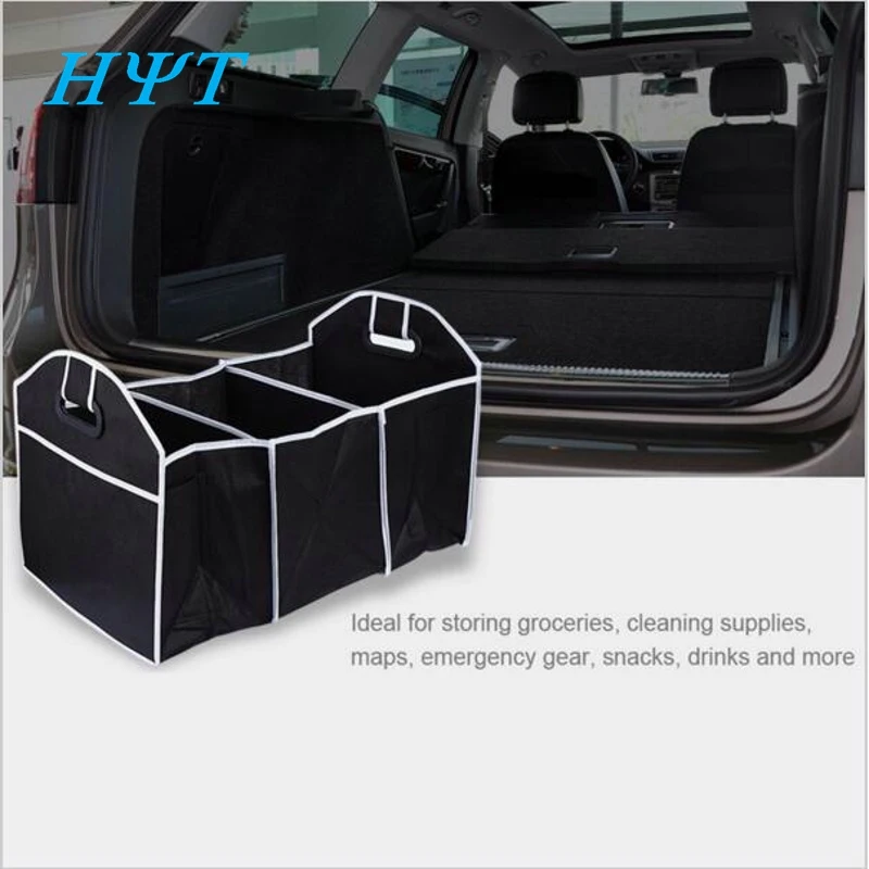 Автомобильный Стайлинг органайзер в багажник коробка для игрушек и еды складной