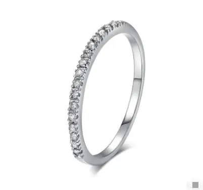 Простые тонкие кольца с фианитом для женщин аксессуары | Украшения и