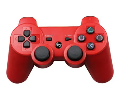 Беспроводной Bluetooth геймпад джойстик для PS3 контроллер для Playstation 3 для PS3 контроллер игровой - Цвет: red no box