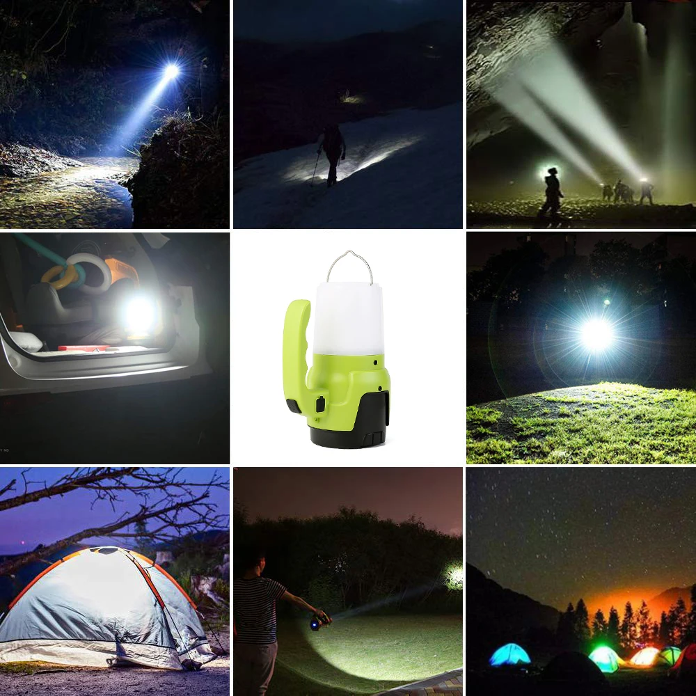 Водонепроницаемый светодиодный фонарь с USB портом суперъяркий уличный подвесной