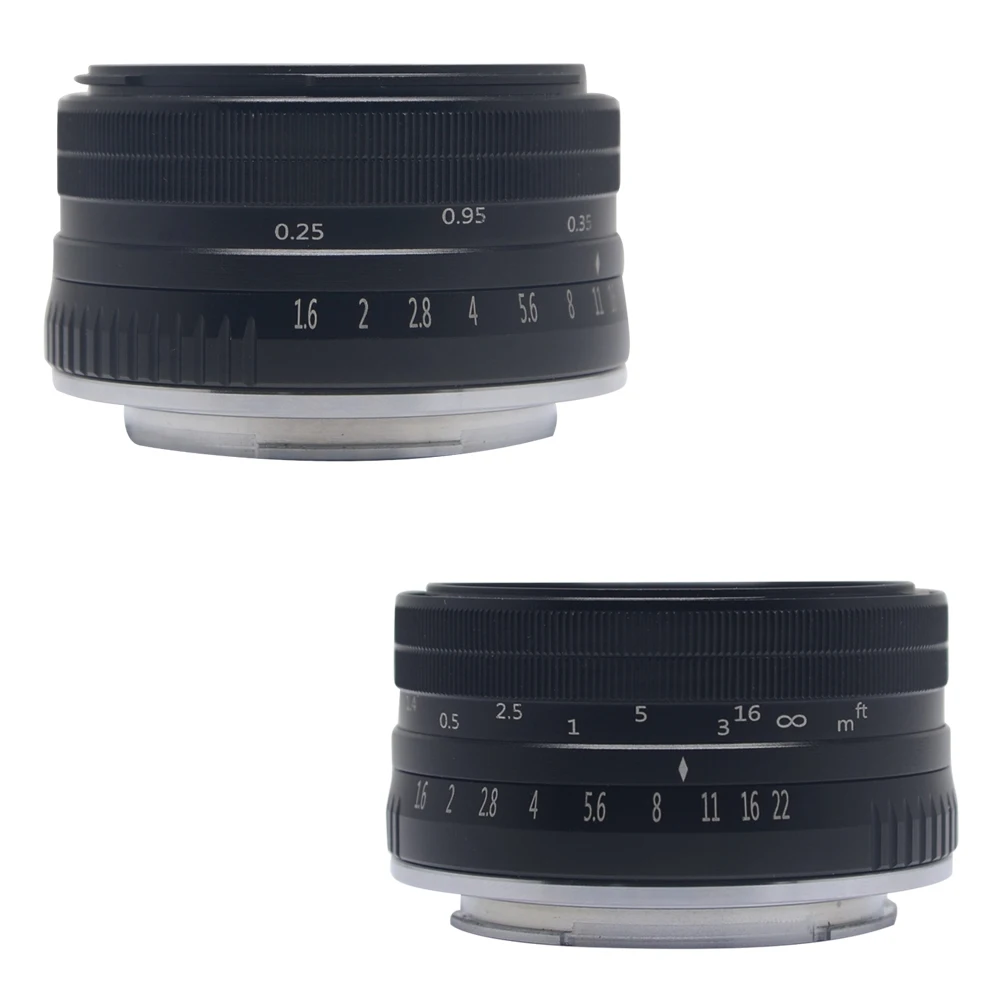 Mcoplus 32 мм f1.6 ручная фотокамера с объективом для Fujifilm Fuji X|Объективы фотоаппаратов|