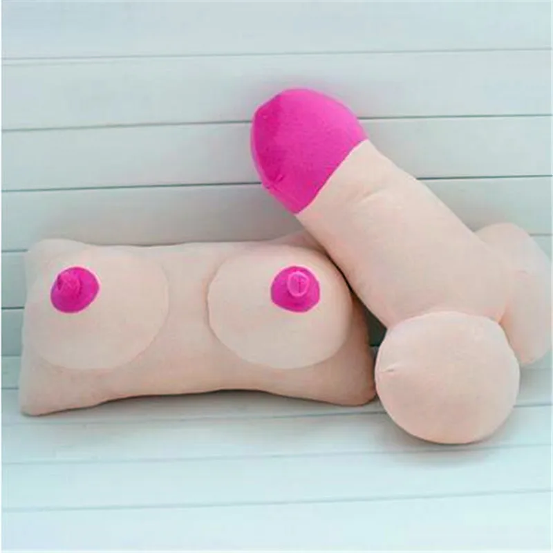 1 шт. новинка креативная плюшевая подушка большая женская грудь игрушка