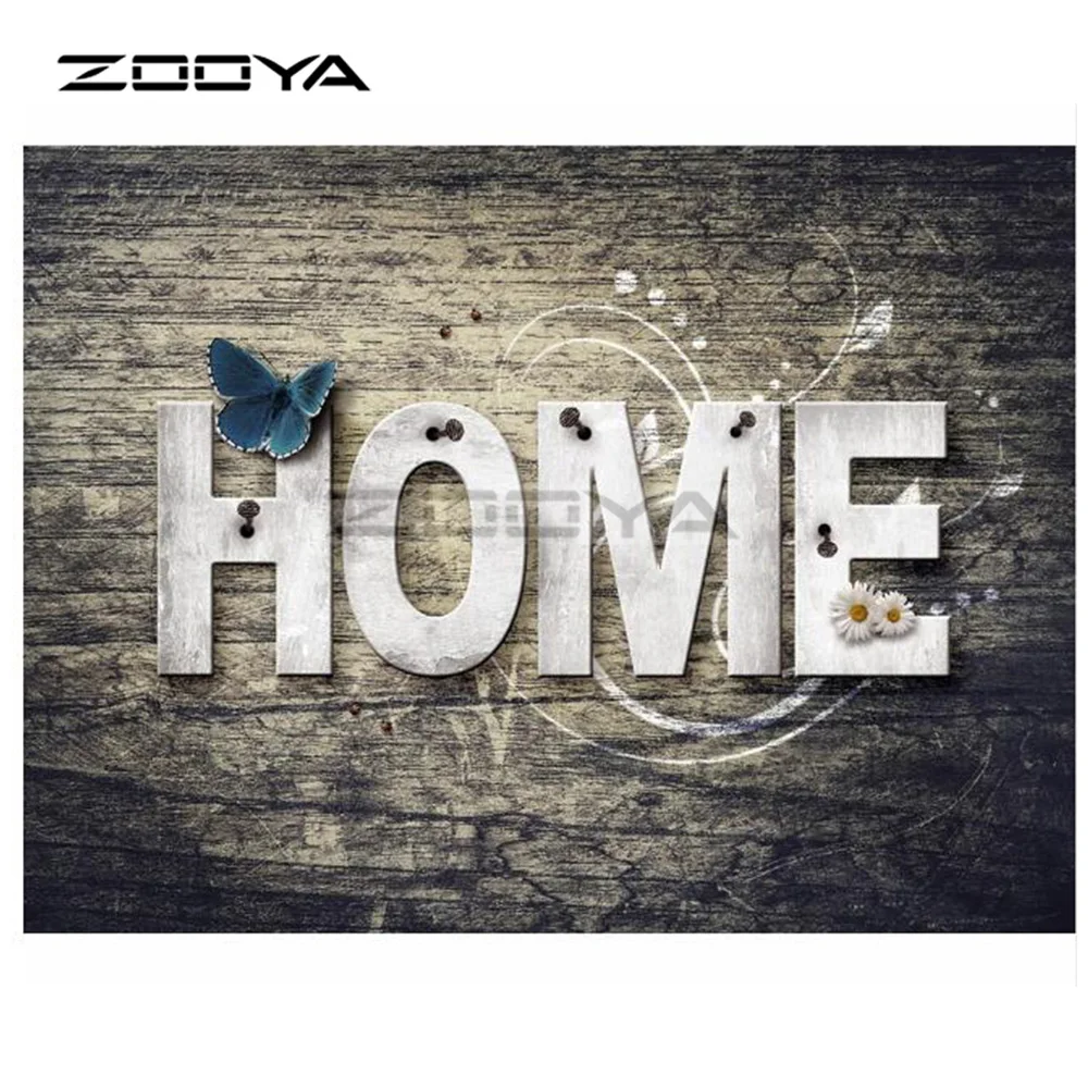 ZOOYA 5D алмазная вышивка сделай сам домашняя Милая живопись в виде бабочки