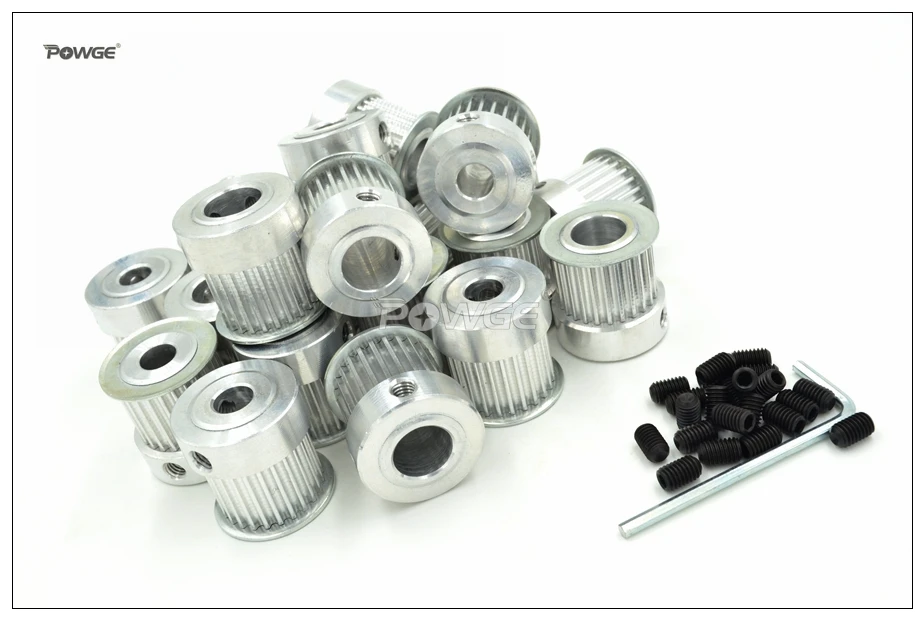 POWGE 26 зубцов 3M зубчатый шкив Диаметр 6/8/10/12 мм подходит W = 15 HTD 3 м Синхронный ремень T