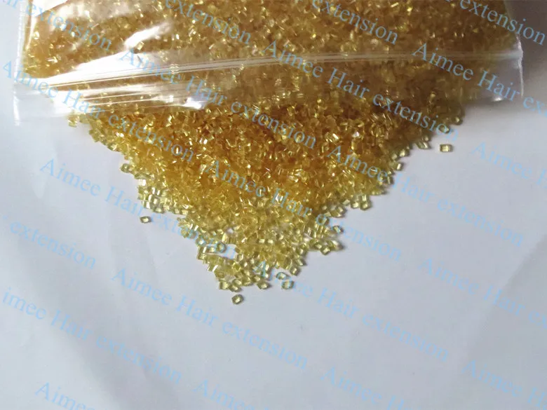 

Wholesale 50g Italy Glue Grain Transparent yellow / Soft Adhesion Fusion Glue Keratin Winter special