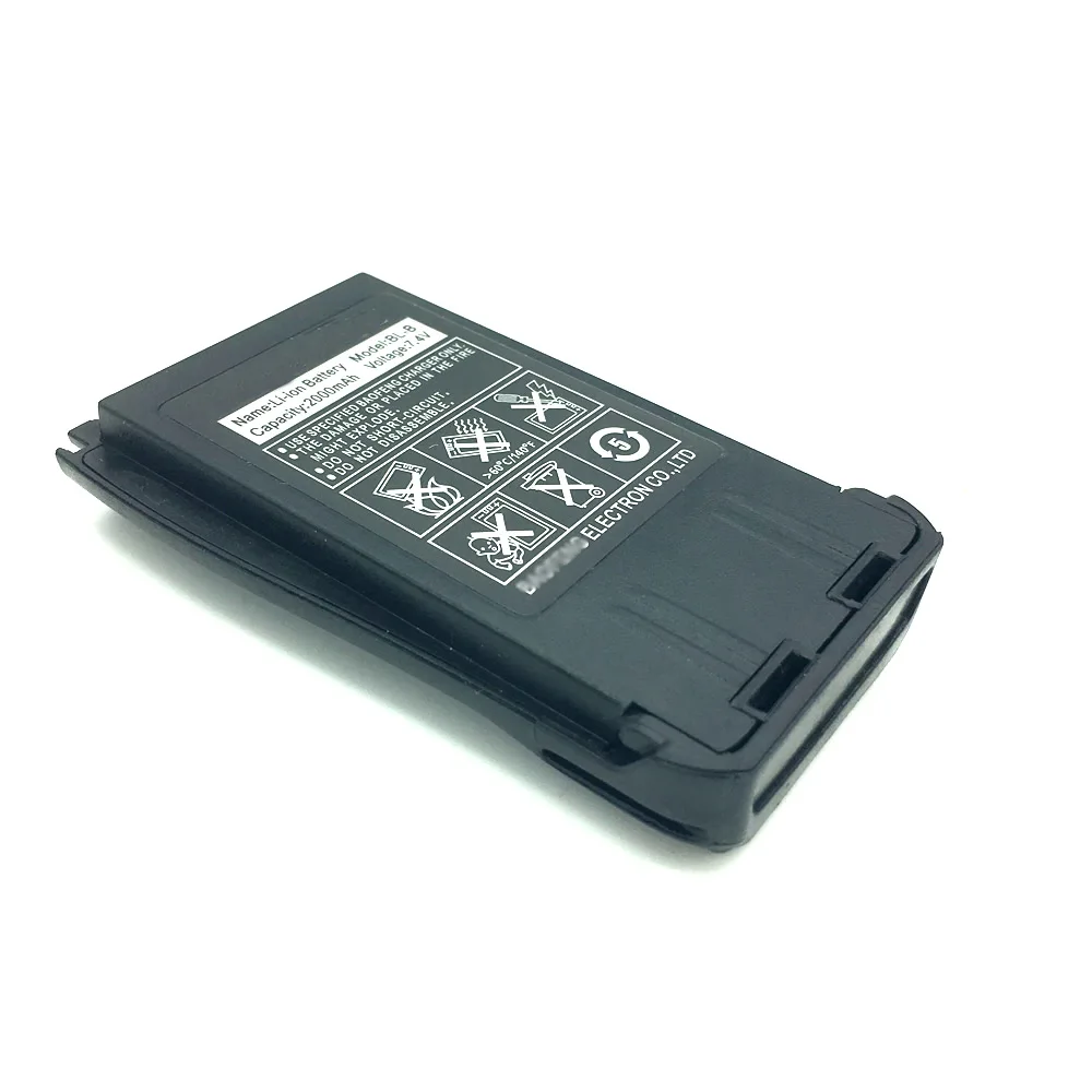 2 шт./лот BL-B 2000 мАч литий-ионный аккумулятор для Baofeng Walkie Talkie UV-B5 UV-B6