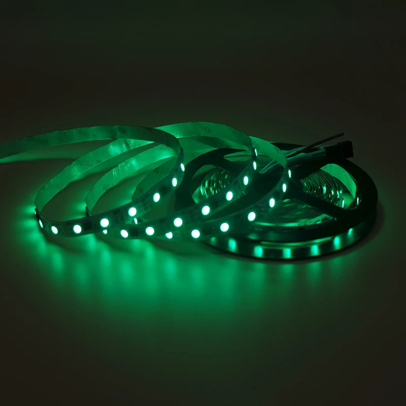 DC 5 в 12 В WS2811 WS2812B WS2812 IC SMD 5050 цифровая RGB полоса Водонепроницаемая мечта волшебный полноцветный светодиодный светильник 30 светодиодный 60 Светодиодный