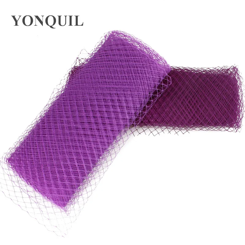 Rouge или 26 Цвет 10 &quot(25 см) клетка Veiling шляп шляпа с вуалью Сделай Сам DIY бигуди для