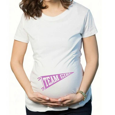 20 Summer Letter Pregnant Maternity T Shirts Shorts Casual Pregnancy Clothes Funny For Pregnant Women Marternity Clothing Cotton - Цвет: 20