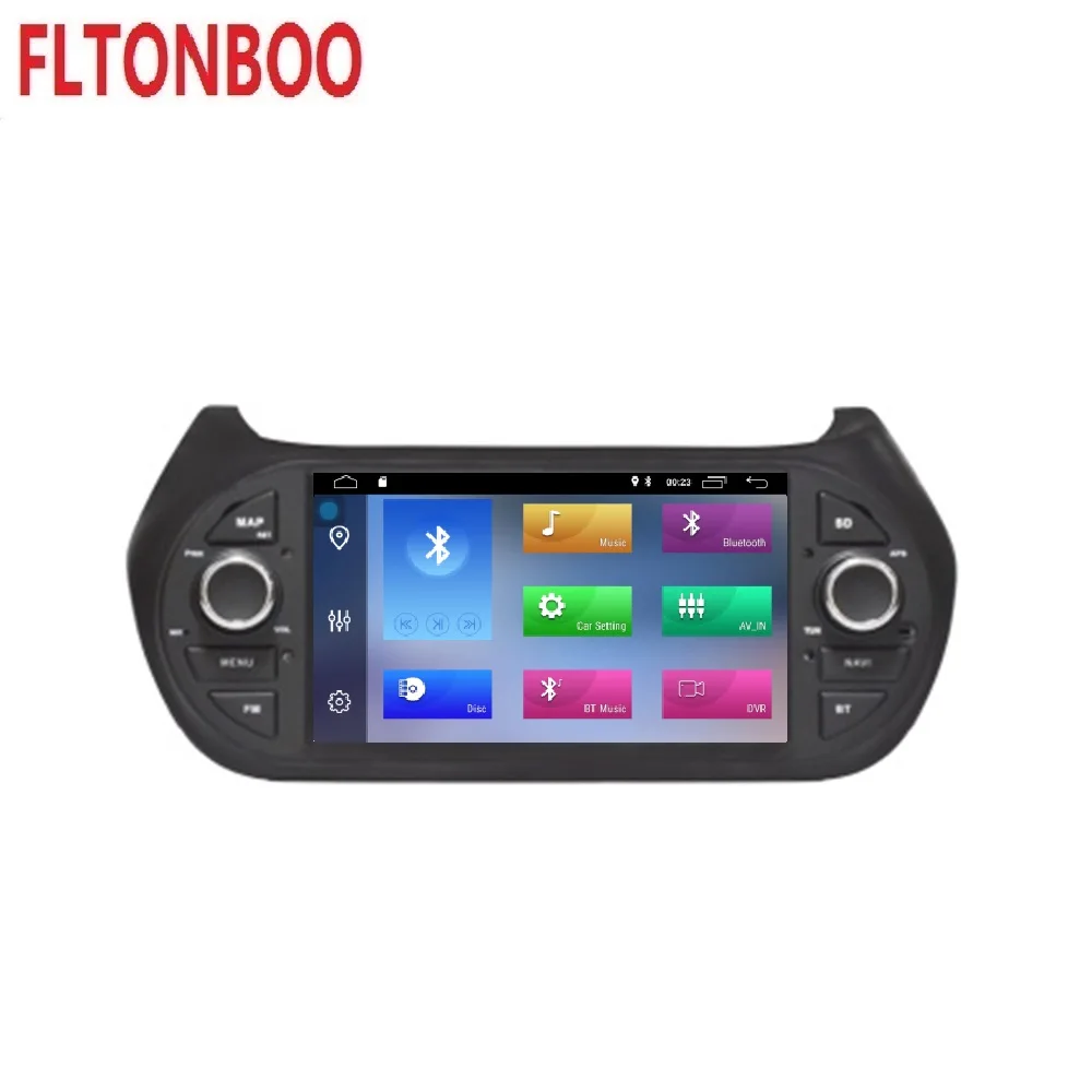 7 inch android 10 car DVD gps navigation for fiat FIORINO 2013 radio wifi quad core English russian french | Автомобили и