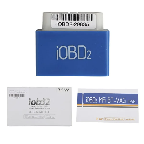 IOBD2 диагностический инструмент для Android и IOS VW AUDI/SKODA/SEAT по Bluetooth многоязычный|android