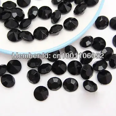 Бесплатная доставка -- 500 шт Aque Blue 4ct (10 мм) алмазные Конфетти Акриловые бусинки для