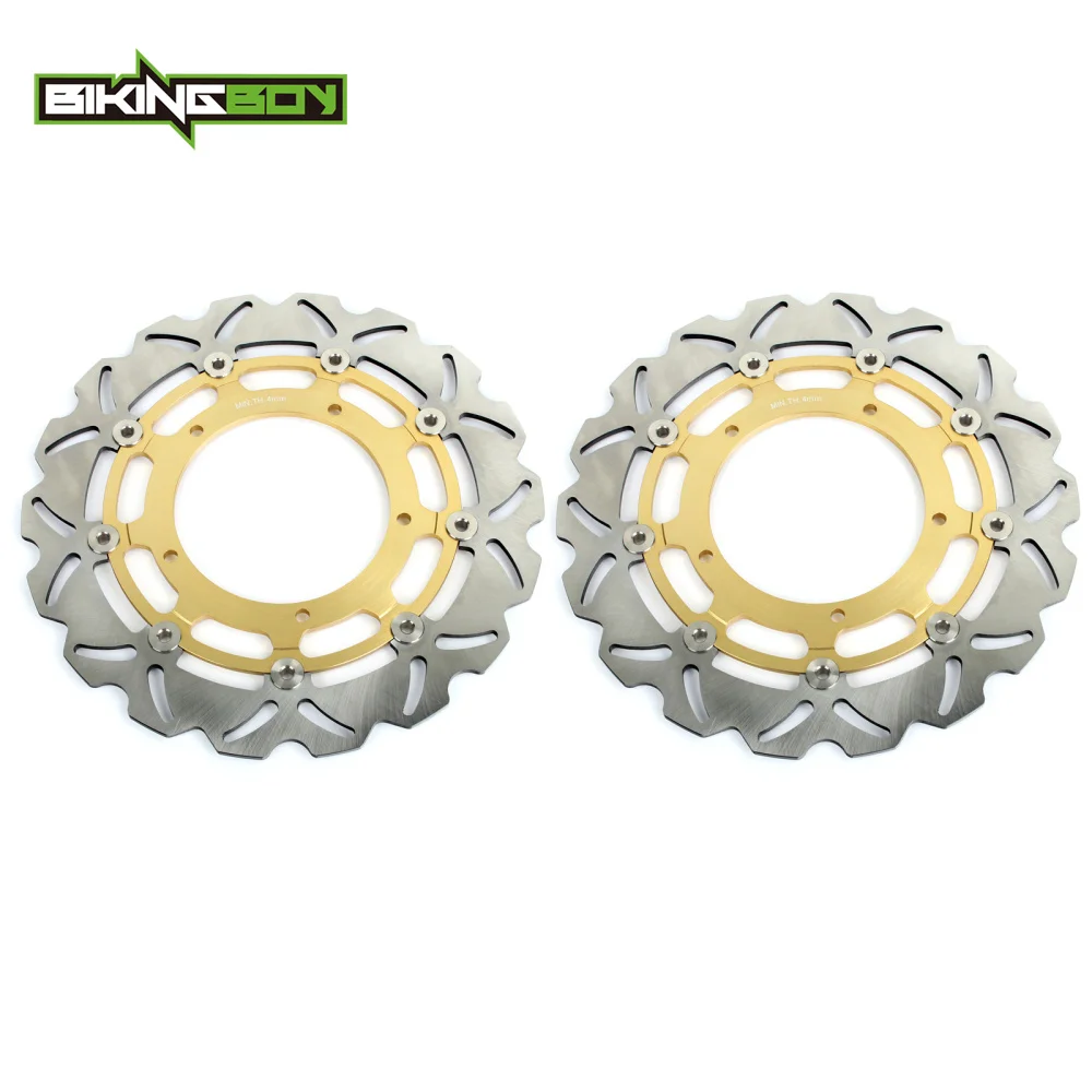 BIKINGBOY передние тормозные диски роторы V-MAX 1700 VMX 09-16 YZF R6 17 18 19 R1 04 05 06 15- FZ1 FAZER 1000 / ABS 14 13