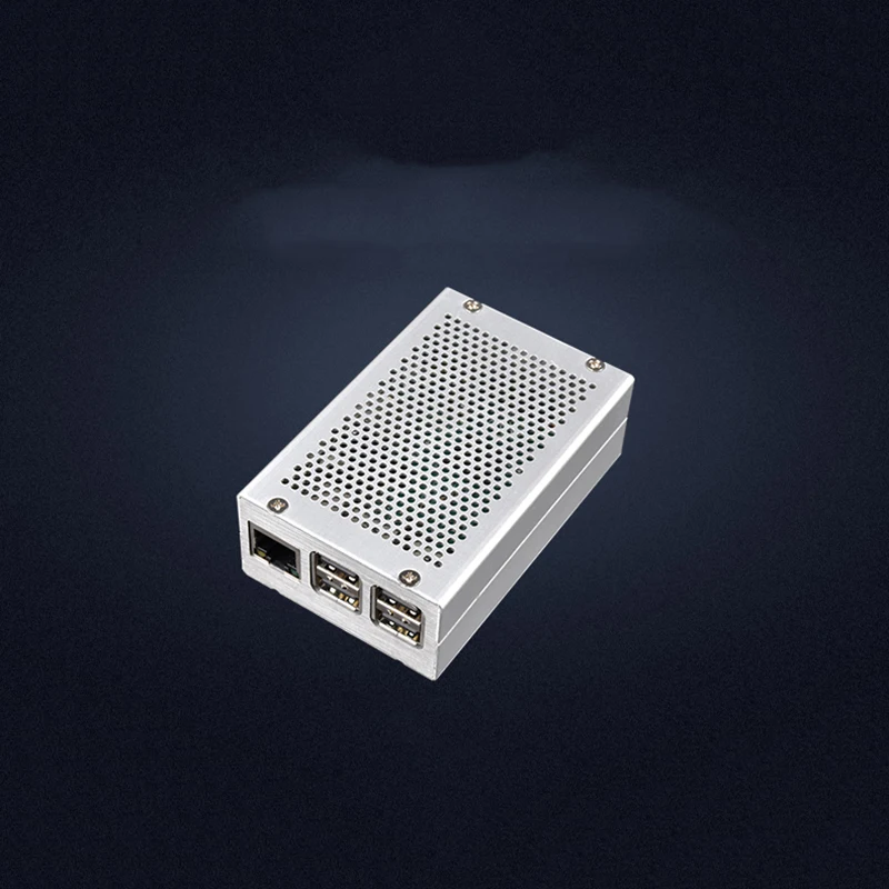 Металлический корпус Raspberry Pi 3 алюминиевый корпус для RPI 3 Модель B Совместимость с Raspberry Pi 3 Model B+ черный серебристый чехол