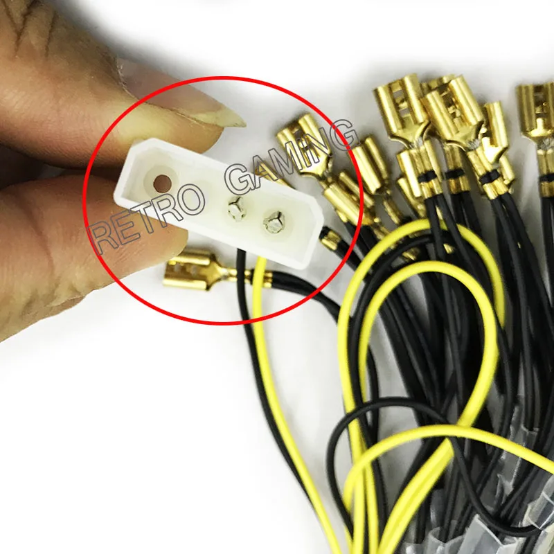 10 шт./лот Светодиодная лампа провода с 6 3 мм быстрым разъемом и MOLEX разъем типа
