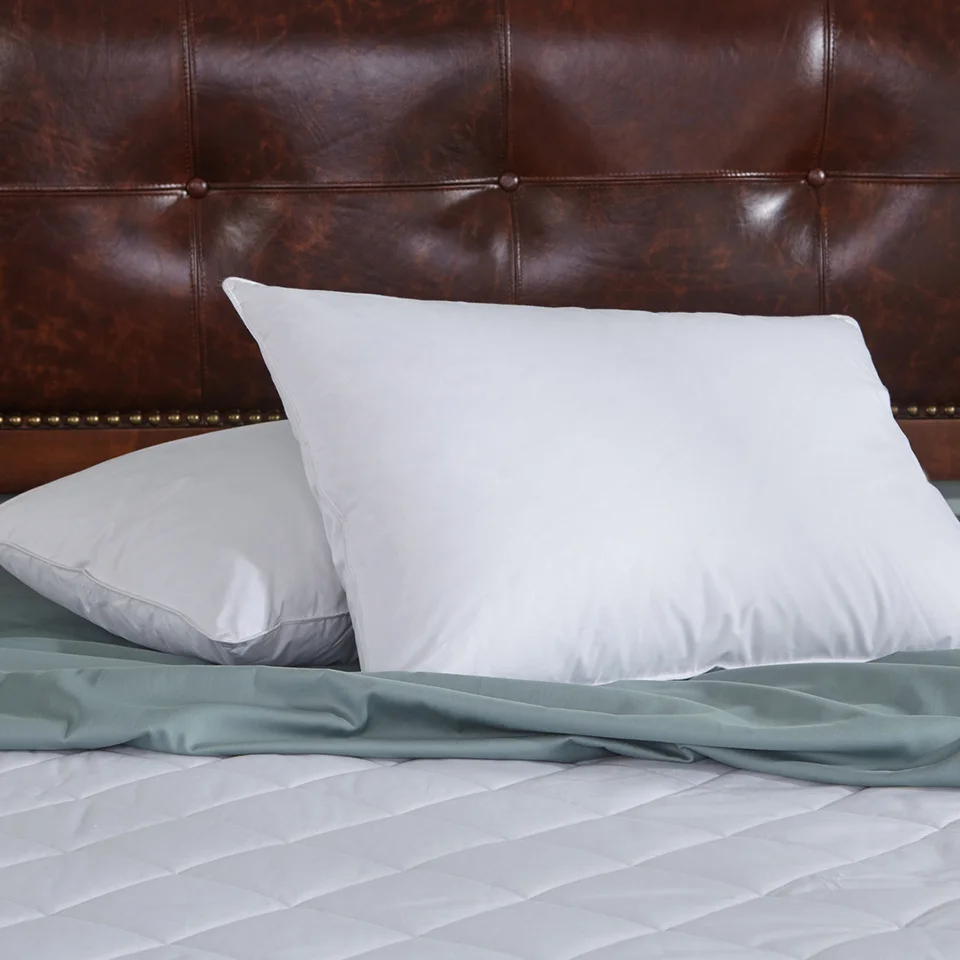 Pureвниз гусиный пух подушка для дома и отеля шеи королевская королева размер