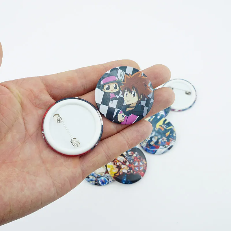 10 шт./компл. аниме Hitman Reborn значок кнопки брошь груди орнамент из Костюмы Accessoies коллекция Косплэй подарки