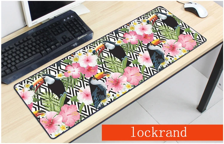 Фламинго коврик для игровой мыши Самый дешевый 800x300x3mm HD печати ноутбук