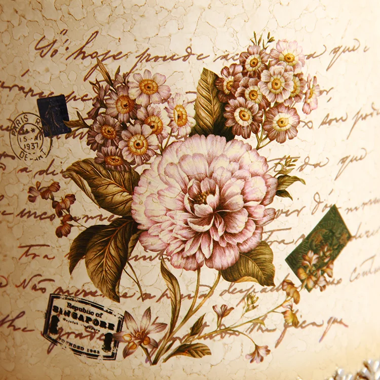 Европейский Винтажный бумажный держатель для салфеток из смолы расширенная