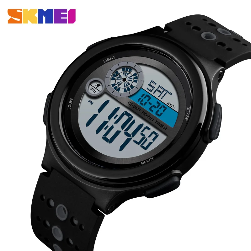 

SKMEI Men Outdoor Sports Watch Luminous Week Display Stopwatch Display Chronograph 50M Waterproof Watch Watch Relogio Masculino