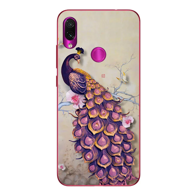 2 Geruide 6.3 For xiaomi redmi note 7 Case Cover, Printed Soft Silicon TPU Back Cover Case For xiaomi redmi note 7 pro Phone Cases - Цвет: 2