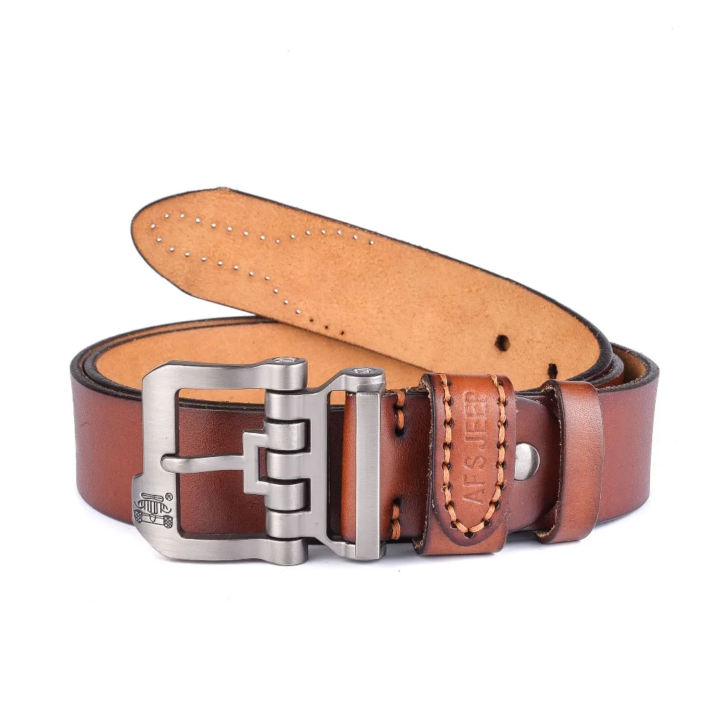 2018 New designer high quality luxury brand 100% cow genuine leather pin buckle belts for men male fashion business | Аксессуары для
