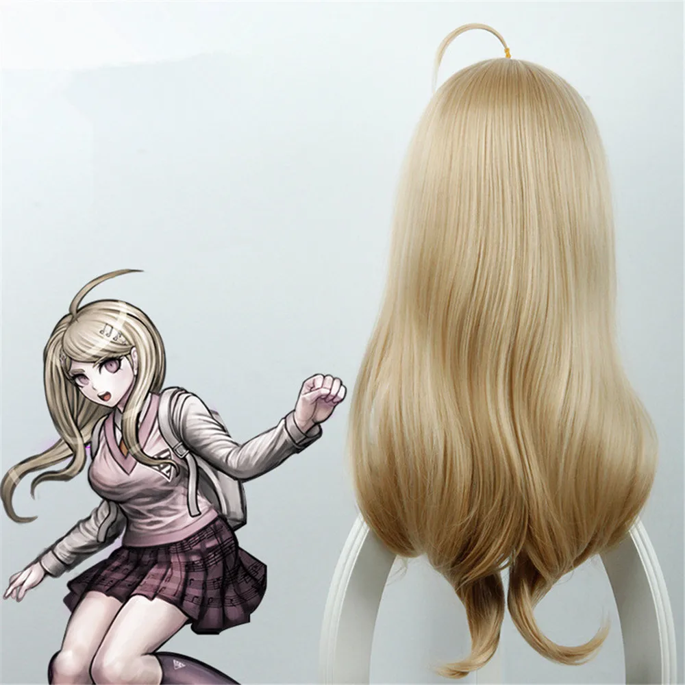 Парик для косплея из синтетических волос Dangan Ronpa Danganronpa V3 Kaede Akamatsu | Тематическая