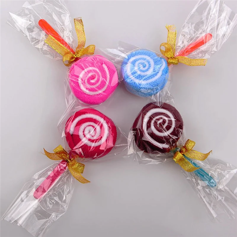 Lollipop Small Towel Washcloth Shower Wedding Party Favor Bridal Baby Kid | Дом и сад