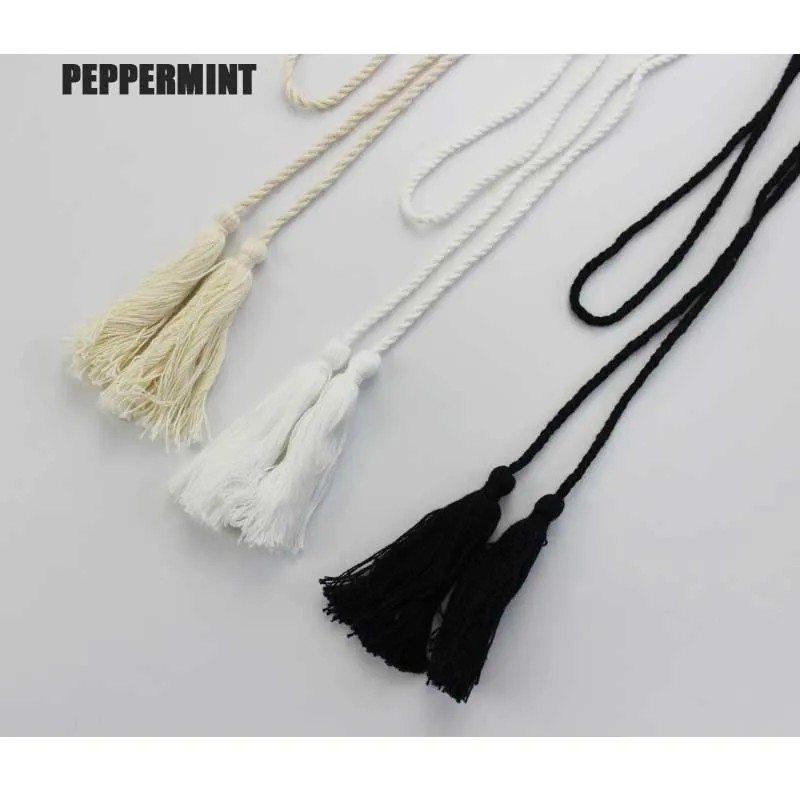 1 шт. декоративный хлопковый веревочный шнур с кисточками украшение на талию