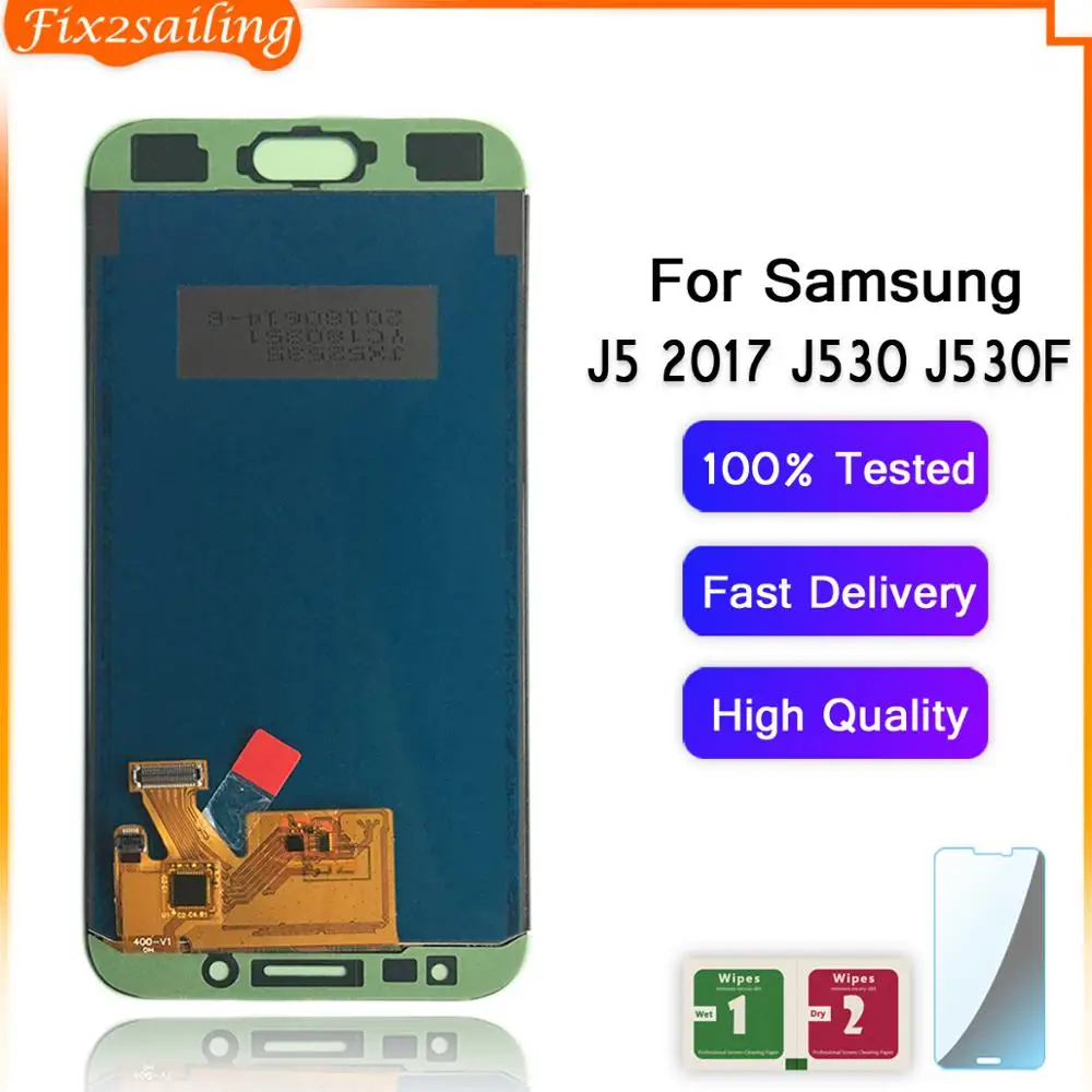 Сменный сенсорный ЖК экран FIX2SAILING для Samsung J530 J5 Pro 2017 J530F J530FM|Экраны мобильных
