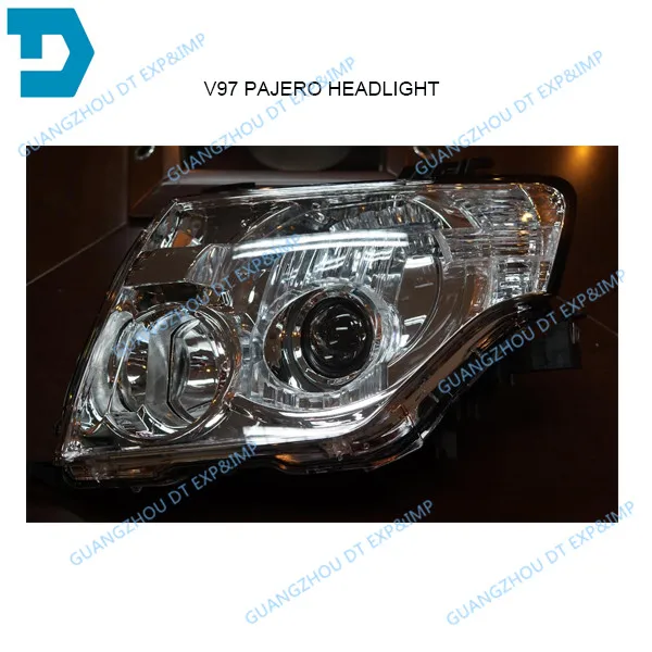 HID фара для pajero v97 v93 v98 v87 фара без лампы балласт 8301a845 8301a046 верхняя версия Половина в сборе V95