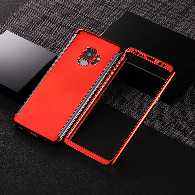 360 Полное покрытие зеркальный чехол для samsung Note 9 S10 Plus S8plus жесткий защитный чехол для samsung Galaxy S9 Plus S7 Note9 чехол s10lite