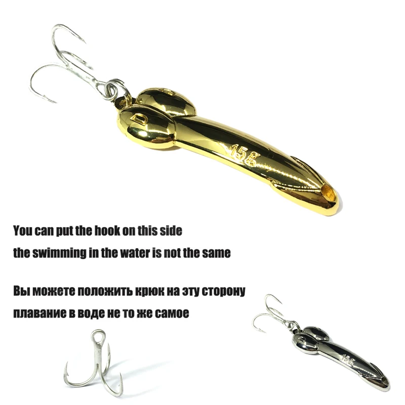 Металлическая рыболовная приманка DD серебристая золотистая Φ 10g 1 20g