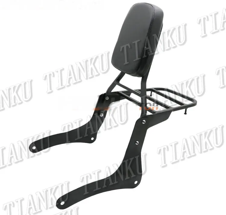 Matte Black Motorcycle Backrest Sissy Bar Luggage Rack For KAWASAKI Vulcan VN900 2006-2017 |